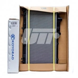 Фото 1 - радиатор системы охлаждения KOYORAD PL091662 Радиатор системы охлаждения KOYORAD PL091662 (фото 1)