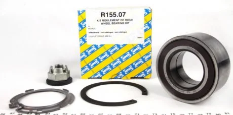 Підшипник маточини (передньої) Renault Kangoo 08- (45x83x39) (+ABS) R15/16 SNR NTN R155.07