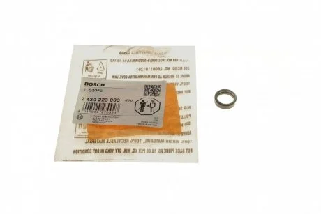 Прокладка форсунки ущільнююча Opel Astra/Vectra 96- (кільце) BOSCH 2430223003