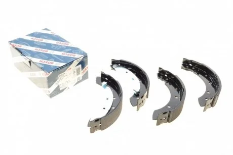 Колодки гальмівні (задні) Peugeot 106/206/306/Renault Clio/Laguna 93- (барабанні) (203.2x38) BOSCH 0986487585