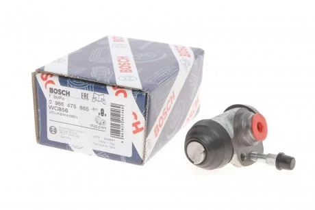 Циліндр гальмівний (задній) VW Caddy II 96-00/Golf III 93-99 (d=22.2mm) BOSCH 0986475865
