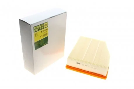 Фільтр повітряний VW Phaeton 4.2 V8/5.0TDI/6.0 W12 02-16 (>4.2 V8 треба додатк. C 23 109) MANN C 23 124