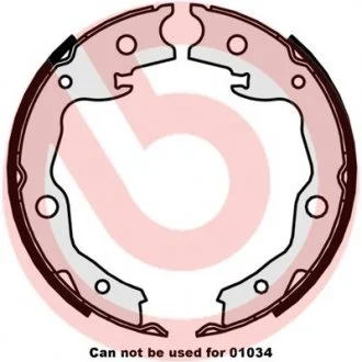 Гальмівні колодки барабанні BM BREMBO S56545