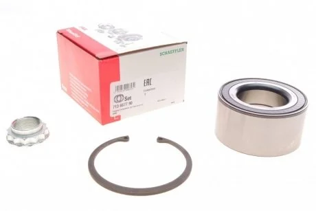 Підшипник маточини (передньої) BMW 3 (E90/E91/E92)/5 (E60/E61)/X3 (E83)/X5 (E53) 00- (49x90x45) FAG 713667790