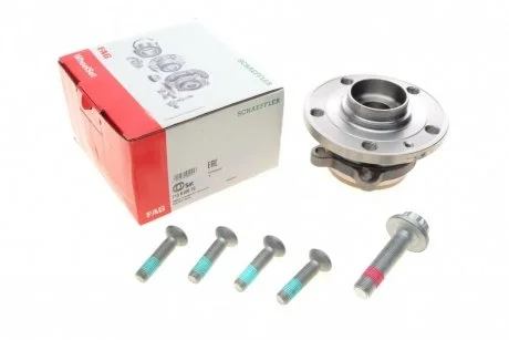 Підшипник маточини (передньої) VW Caddy III/Golf V 03- (4 болти) FAG 713610610
