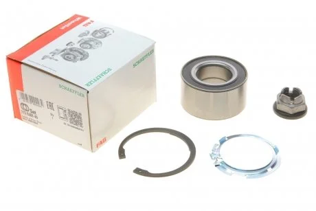 Підшипник маточини (передньої) Renault Kangoo 08- (37x72x37) (+ABS) (для R14) FAG 713630840