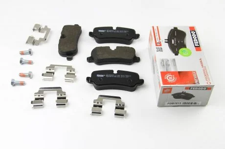 Комплект гальмівних колодок з 4 шт. дисків FERODO FDB1613