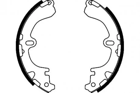 Тормозные колодки барабанные KAVO BS-9911 (фото 1)