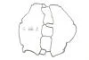 Прокладка кришки клапанів Opel Astra F/G/H/ VECTRA B/ C/ SAAB 9-3 1.8 95- ELRING 010.370 (фото 1)