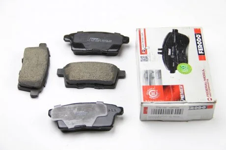 Комплект гальмівних колодок з 4 шт. дисків FERODO FDB4366