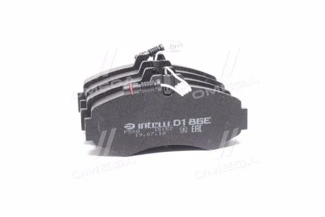 Тормозные колодки дисковые INTELLI DAFMI D186EI