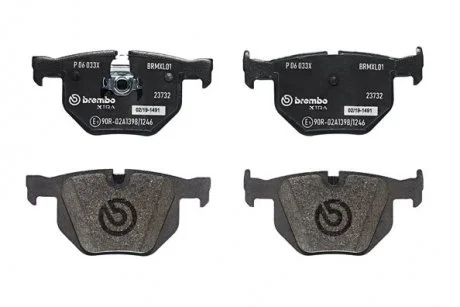 Гальмівні колодки дискові P06 033X BREMBO P06033X