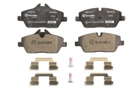 Тормозные колодки дисковые BREMBO P06034X