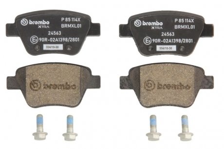 Гальмівні колодки дискові P85 114X BREMBO P85114X (фото 1)