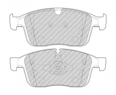 Гальмівні колодки, дискові FERODO FDB4943