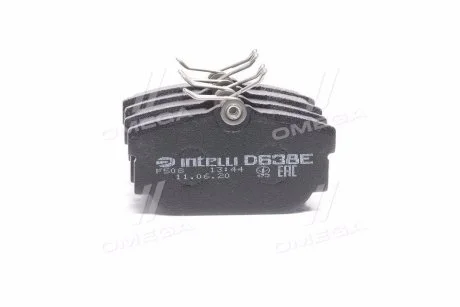 Гальмівні колодки дискові INTELLI DAFMI D638E