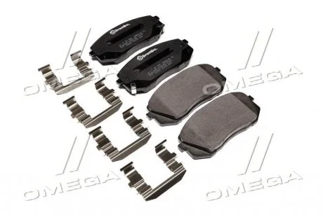 Гальмівні колодки дискові BM BREMBO P30056