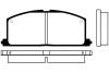Тормозные колодки дисковые KAVO BP-9005 (фото 1)