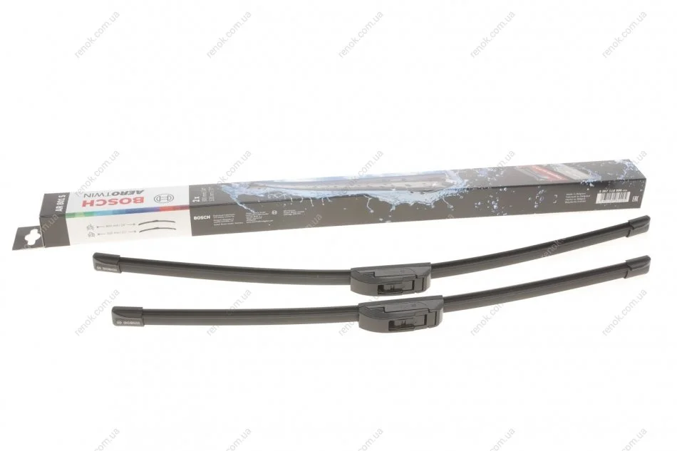 Щітки склоочисника (600/530mm) MB Sprinter/VW LT/Opel Vivaro Aerotwin (безкаркасна) BOSCH 3397118996 (фото 1)