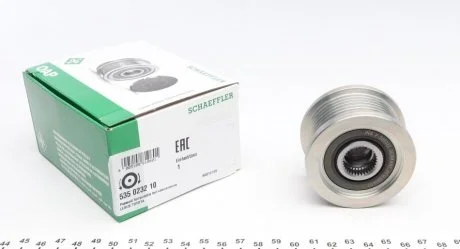 Шків генератора Toyota Land Cruiser/Rav 4/Auris 2.0-3.0D 02- INA 535023210