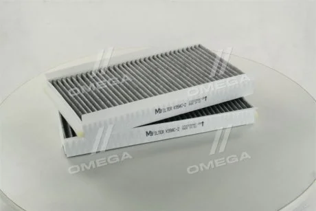 Фільтр салону BMW 5 (E60) 3.0D 01- (вугільний) (к-кт) MFILTER K 994C-2 M-FILTER K994C-2