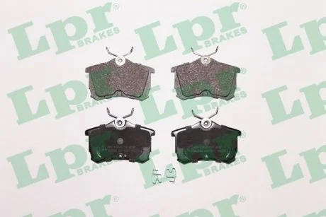 Тормозные колодки дисковые LPR 05P1037