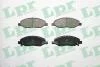 Комплект гальмівних колодок з 4 шт. дисків LPR 05P1497 (фото 1)