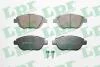Комплект гальмівних колодок з 4 шт. дисків LPR 05P1590 (фото 1)