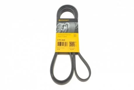 Ремінь генератора MB Vito OM601/602 (AC)/ M111 (PS) Contitech 6PK2020