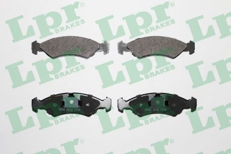 Тормозные колодки дисковые LPR 05P232