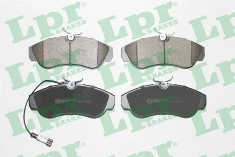 Комплект гальмівних колодок з 4 шт. дисків LPR 05P965