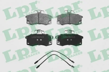Гальмівні колодки дискові LPR 05P988