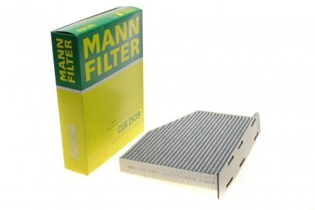 Фільтр салону VW Caddy 1.9TDI 03- (вугільний) MANN CUK 2939