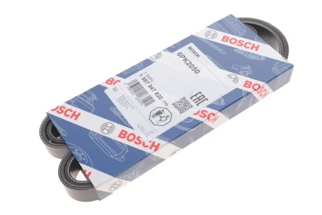 Ремінь генератора MB W124/201/202/210 OM601/602/M111 (6PK2050) BOSCH 1987947820