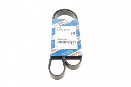 Ремінь генератора Citroen Jympy/Peugeot 3008/5008/Expert 2.0BlueHDi 16- (6PK1230) BOSCH 1987947885