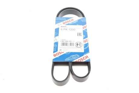 Ремінь генератора Renault Kangoo/Logan/Scenic/Talisman 1.4/1.5 dCi/1.6 03-/Mazda 3/CX-3 1.5/1.8D 15- BOSCH 1987948435