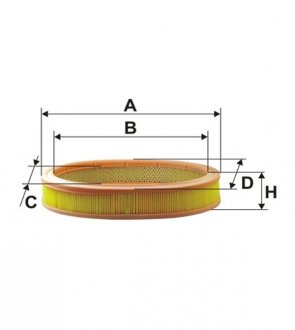 Фільтр повітряний WIX = FN AE277 WIX FILTERS WA6005