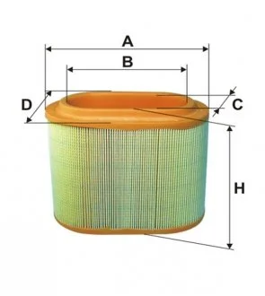 Фільтр повітря WIX FILTERS WA6570
