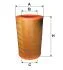 Фільтр повітряний WIX = FN AM416/2 WIX FILTERS 93092E (фото 1)