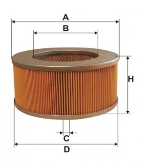 Фільтр повітряний WIX FILTERS WA6101