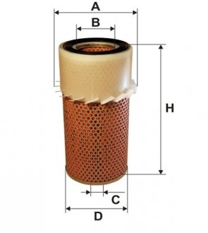 Фильтр воздушный WIX FILTERS WA6104