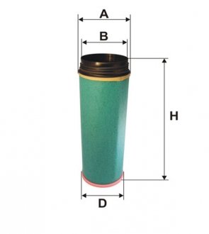 Фільтр повітряний WIX = FN AM446/3W WIX FILTERS 93313E