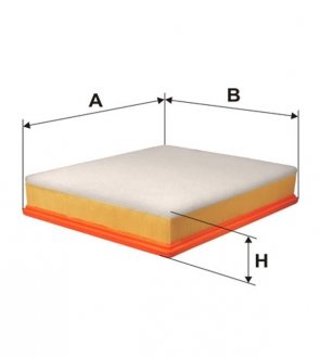 Фільтр повітряний WIX = FN AP137/2 WIX FILTERS 93364E