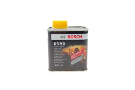Тормозная жидкость DOT3/DOT4/DOT5.1 ENV6 (0.5L) BOSCH 1987479206