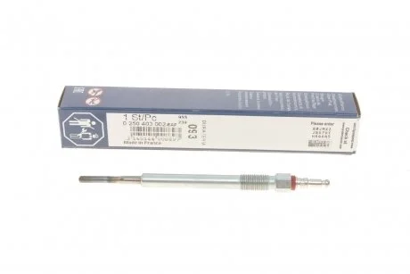 Свічка розжарювання VW Caddy III 2.0SDI/TDI 04- BOSCH 0250403002
