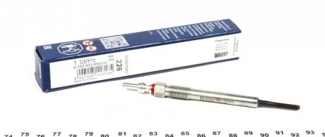 Свічка розжарювання Citroen Nemo/Fiat Doblo 1.3JTD 10- BOSCH 0250403014