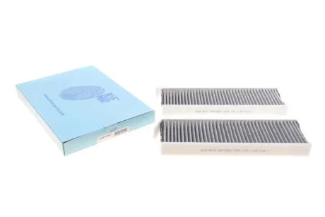 Фільтр салону Citroen Berlingo/Peugeot Partner 08- (к-кт 2шт.) (вугільний) BLUE PRINT ADP152501