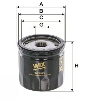Фільтр масляний WIX = FN OP 643/5 WIX FILTERS WL7513
