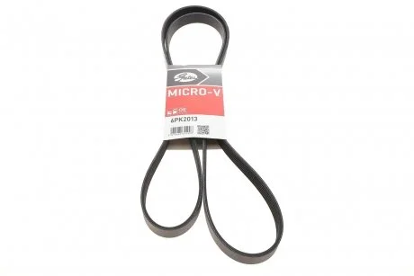 Ремінь генератора MB Vito OM601/602 (AC)/ M111 (PS) Gates 6PK2013