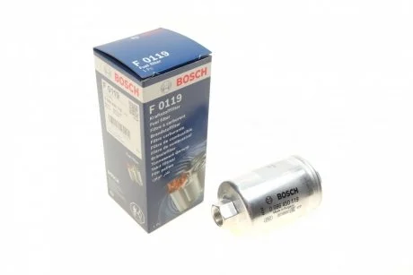 Фільтр паливний Daewoo Nexia 1.5 95-/Land Rover Discovery 2.0/3.9/4.0 93-04 BOSCH 0986450119